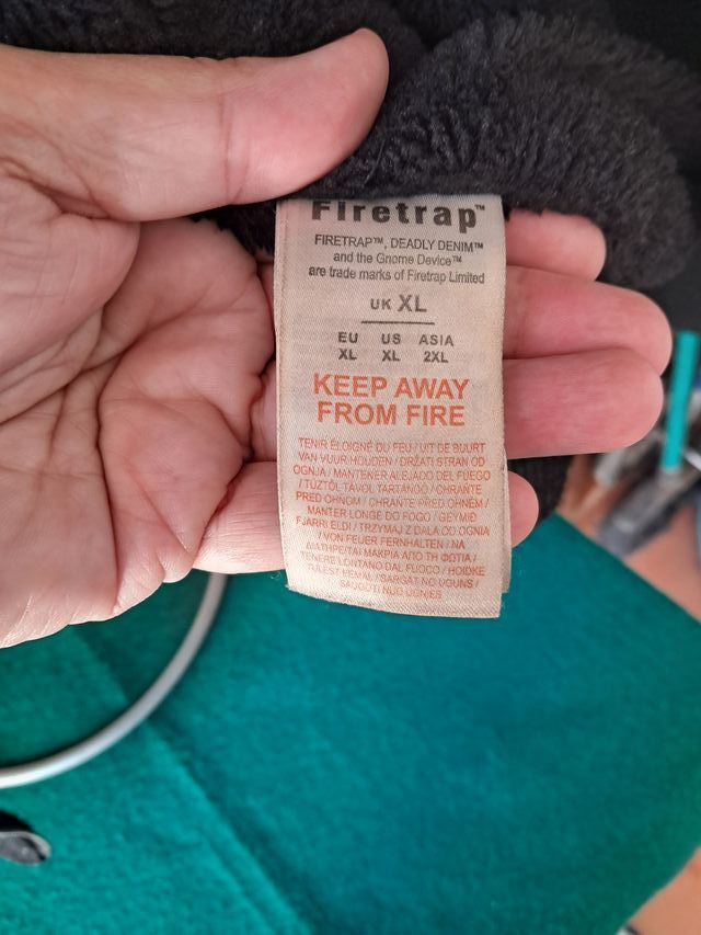 Chaqueta Firetrap London Negra Talla XL