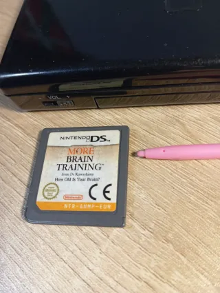 Nintendo DS Lite Negra + Brain Training