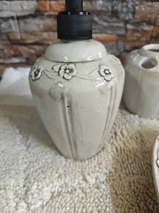 Set bagno ceramica Caltagirone antichizzato