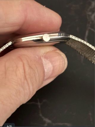 Reloj Polar Acero y Blanco