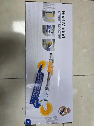 Patinete Real Madrid (Nuevo y oficial)