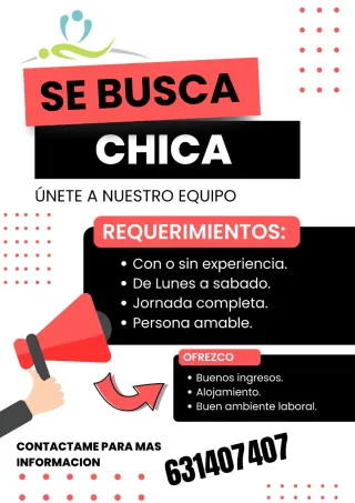 Solicito chica