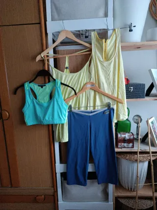 Lote 5 prendas gimnasio.regalo 4 de 2 últimas foto