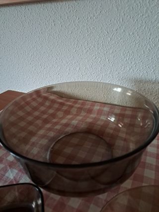 Juego Vajilla Duralex Marrón Ahumado
