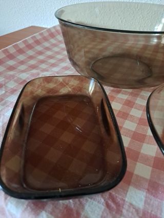 Juego Vajilla Duralex Marrón Ahumado