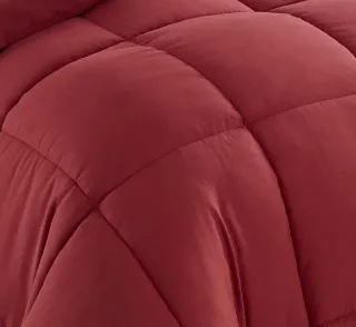 Edredón Cama Acolchado para camas 135/160 burdeos