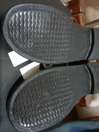 Sandalias de piel marrones de hombre