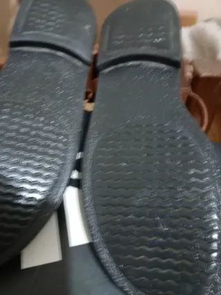 Sandalias de piel marrones de hombre