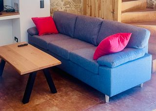 Sofá 3 plazas gris oscuro