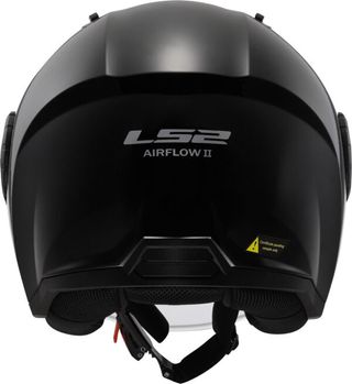 Casco Jet LS2 OF616 Negro Brillo