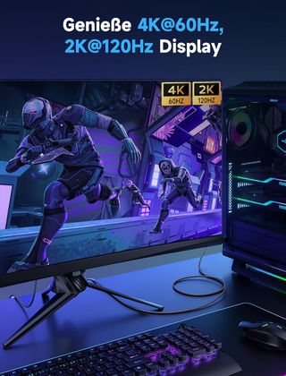 Cable JSAUX DisplayPort a HDMI 4K 2MTS