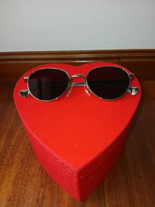 Gafas de sol polarizadas plateadas