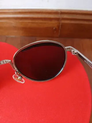 Gafas de sol polarizadas plateadas