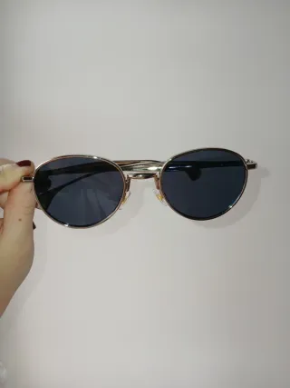 Gafas de sol polarizadas plateadas