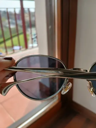 Gafas de sol polarizadas plateadas