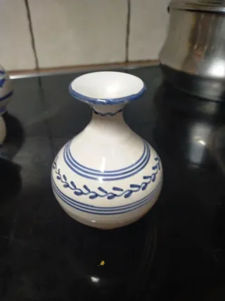 Conjunto 4 jarrones cerámica