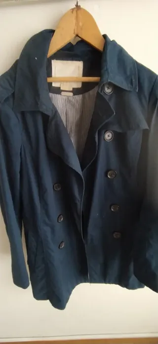 Gabardina azul marino