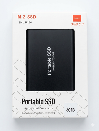 CAJA METÁLICA M.2 SSD -> USB PORTÁTIL Nero 60TB