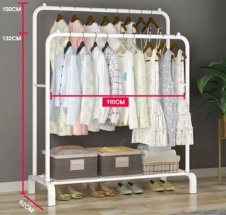 Perchero burro blanco metalico