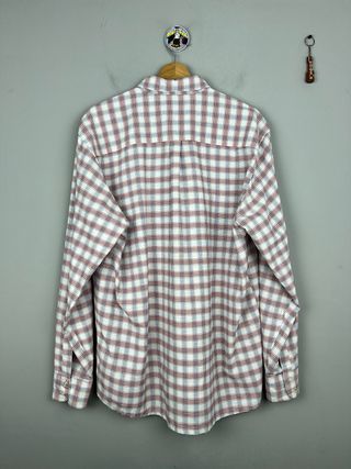 Camisa Carolina Herrera de cuadros manga larga