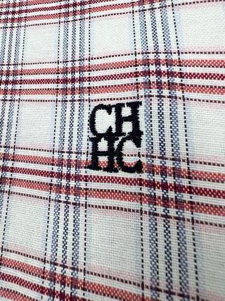 Camisa Carolina Herrera de cuadros manga larga