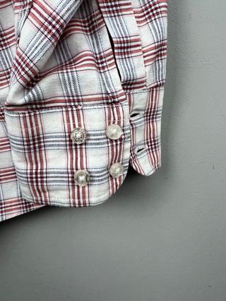 Camisa Carolina Herrera de cuadros manga larga