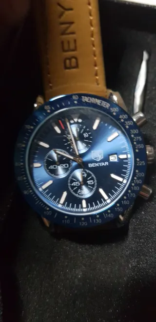 Reloj BENYAR Caballero Azul y Marrón