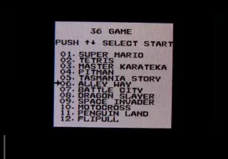 Cartucho 36 en 1 Game Boy