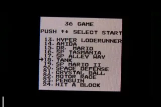 Cartucho 36 en 1 Game Boy