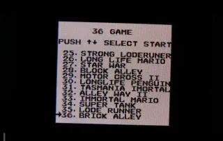 Cartucho 36 en 1 Game Boy