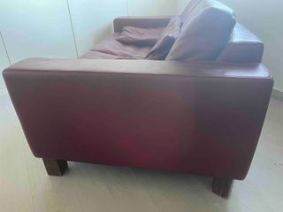Sofá de cuero 2 plazas