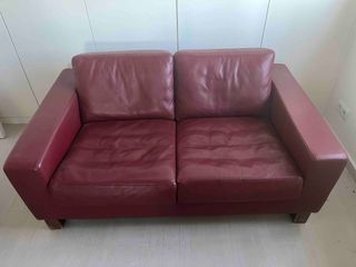 Sofá de cuero 2 plazas