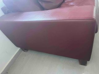 Sofá de cuero 2 plazas