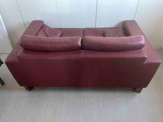 Sofá de cuero 2 plazas