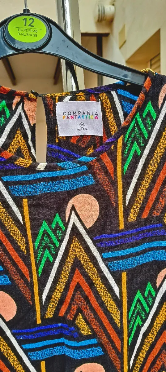 Vestido Compañía Fantástica Estampado Étnico