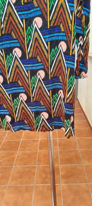 Vestido Compañía Fantástica Estampado Étnico