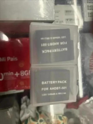 2 batterie AHDBT-501 GoPro Hero 5/6/7/8