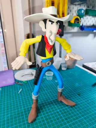 Lucky Luke Stampa 3D