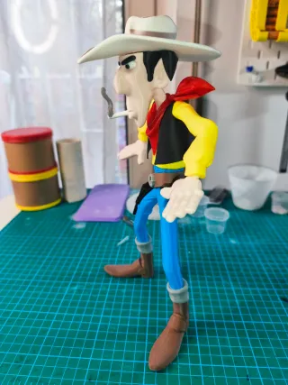 Lucky Luke Stampa 3D