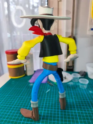 Lucky Luke Stampa 3D