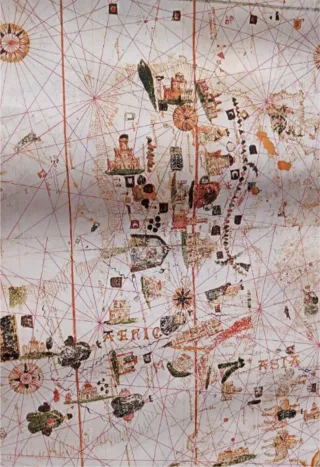 Facsímil Carta Náutica Juan de la Cosa 1500