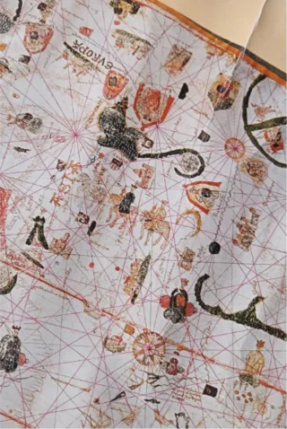 Facsímil Carta Náutica Juan de la Cosa 1500