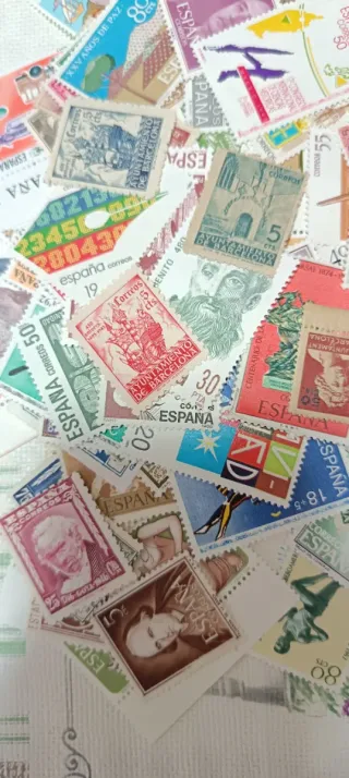 300 Sellos España Nuevos Sin Repetir