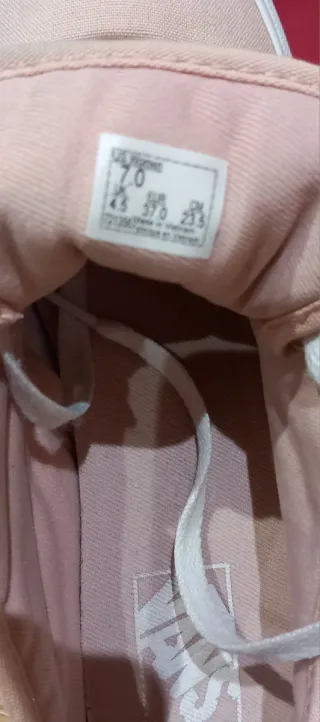 Zapatillas Vans plataforma mujer rosa