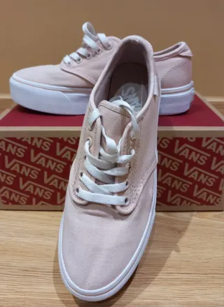 Zapatillas Vans plataforma mujer rosa