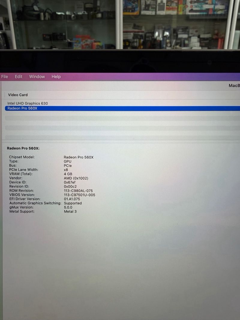 MacBook Pro 15” 2019 i9 16GB RAM 500GB SSD afbeelding 7
