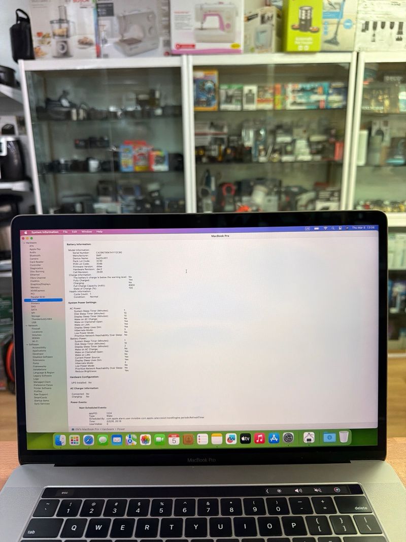 MacBook Pro 15” 2019 i9 16GB RAM 500GB SSD afbeelding 15