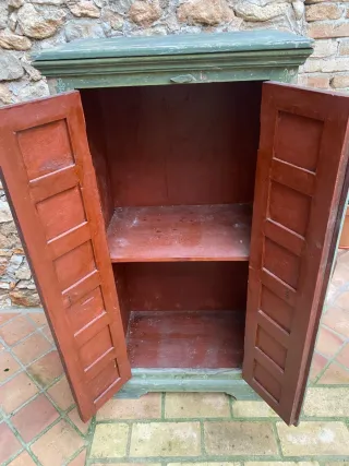 Armario antiguo estilo italiano verde