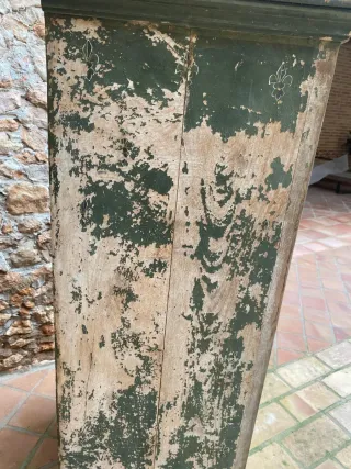 Armario antiguo estilo italiano verde