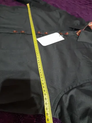 Camisa Negra Hombre Estampado